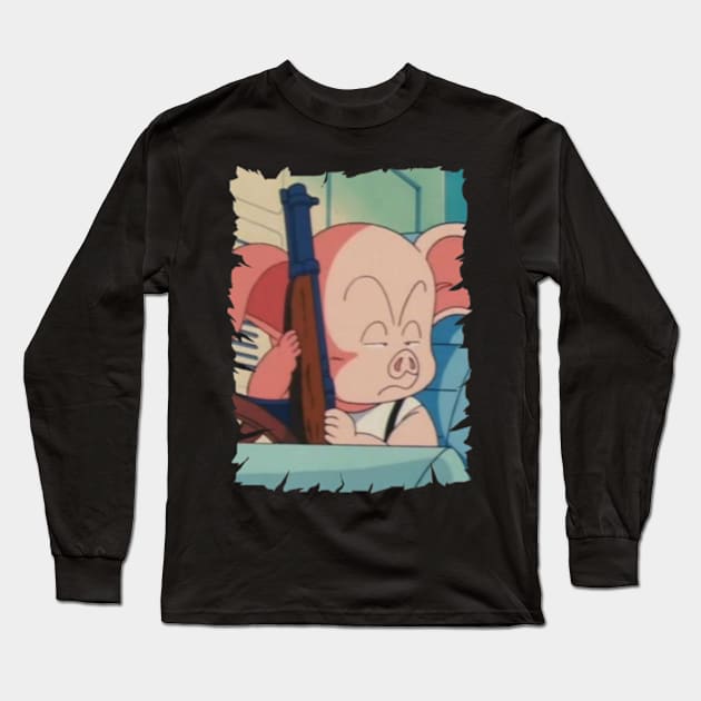 OOLONG MERCH VTG Long Sleeve T-Shirt by Kiecx Art